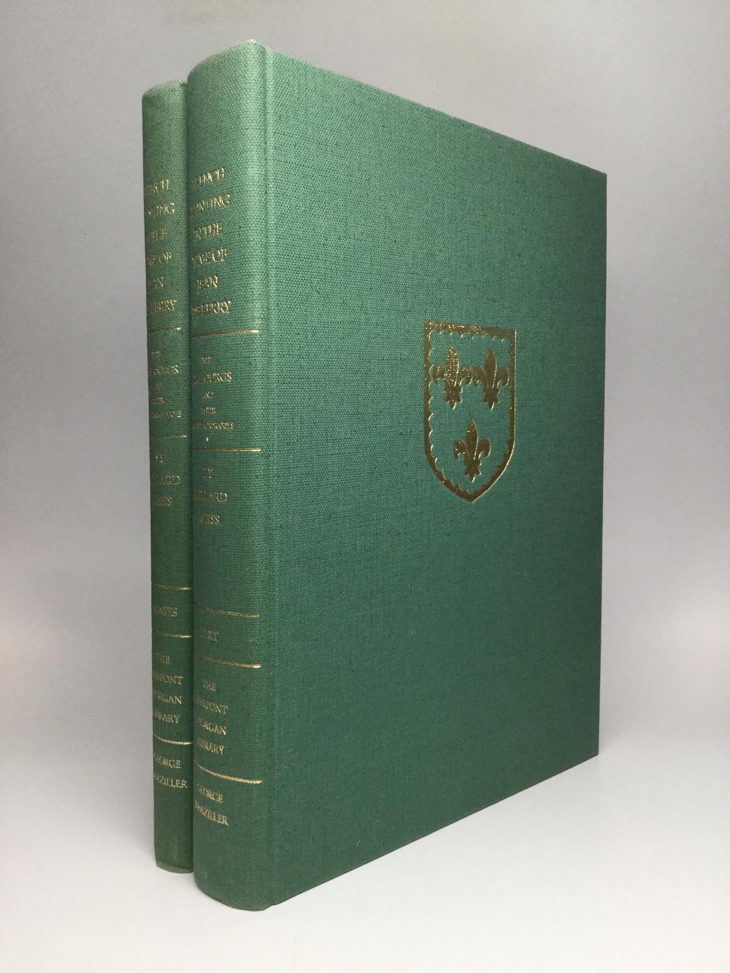 French Painting In The Time Of Jean De Berry The Limbourgs And Their Contemporaries Text And Plates By Millard Meiss On Johnson Rare Books - 